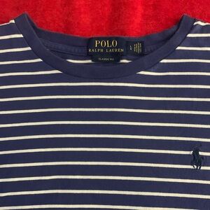 RL POLO SS All Cotton Striped Tee